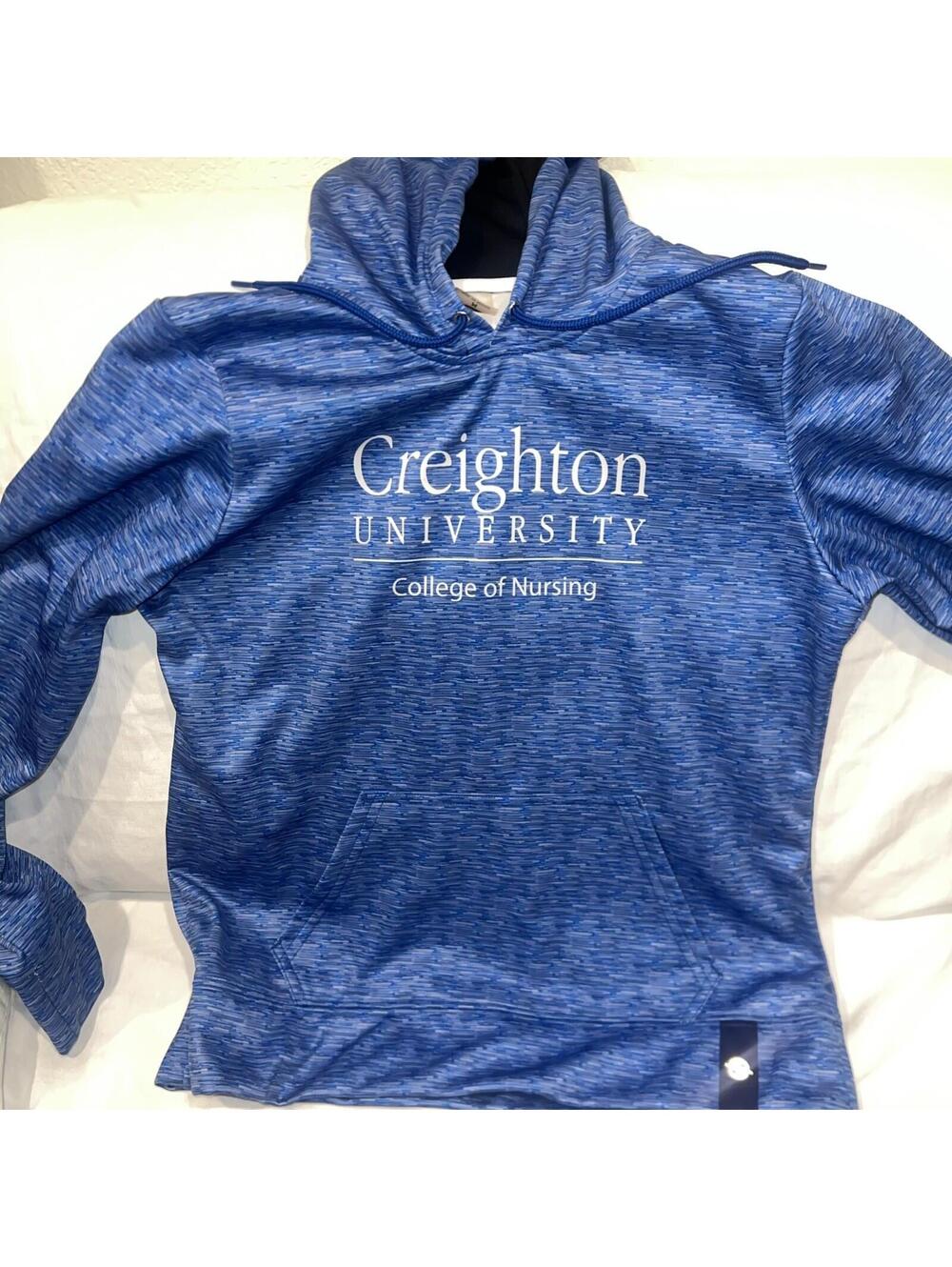 Creighton University Nursing Pullover Sweatshirt Size Medium
